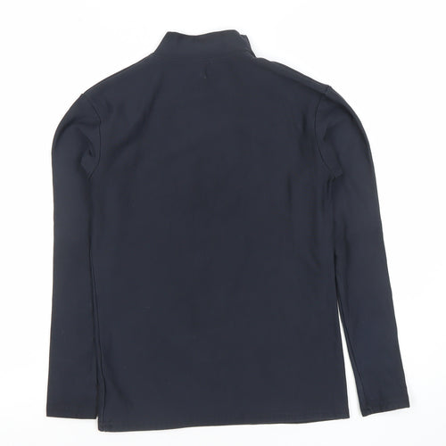 Under Armour Boys Black XL ColdGear Long Sleeve Mock Neck Thermal Top