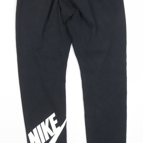 Nike Womens Black M Athletic Leggings Just Do It Sportswear