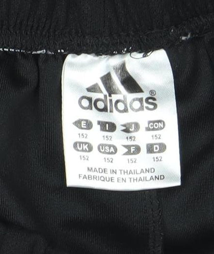 Adidas Girls Black Manchester United Athletic Shorts Size 152