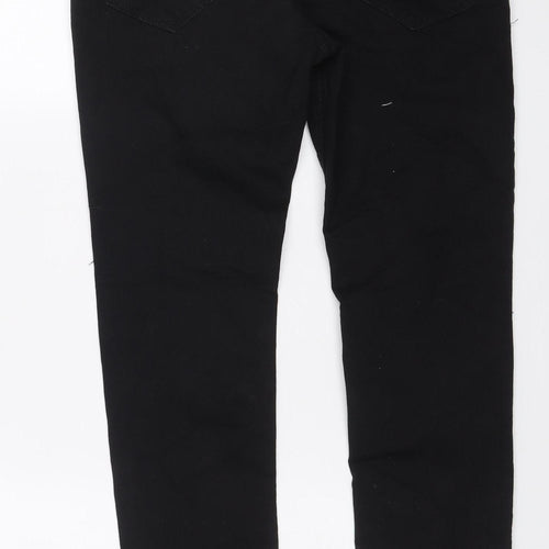 Pull & Bear Men's Black Skinny Jeans 32W 32L Stretch Denim