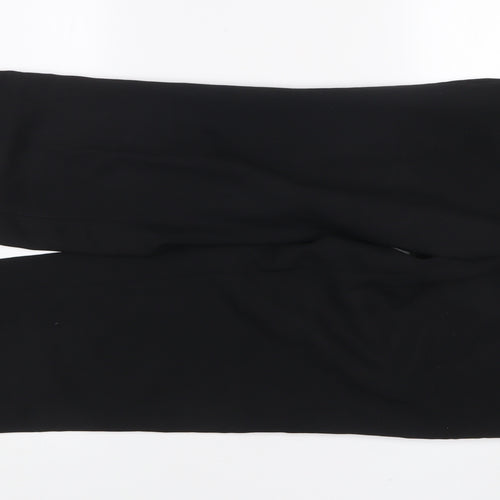 Events Womens Black Polyester Dress Trousers Size 22 Regular Fit