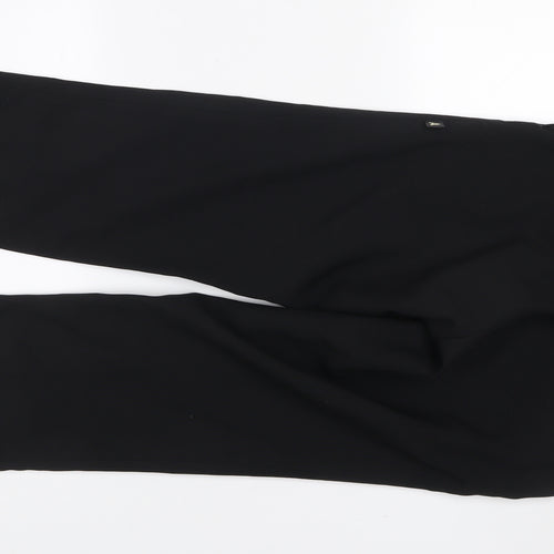 Events Womens Black Polyester Dress Trousers Size 22 Regular Fit