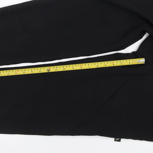 Events Womens Black Polyester Dress Trousers Size 22 Regular Fit