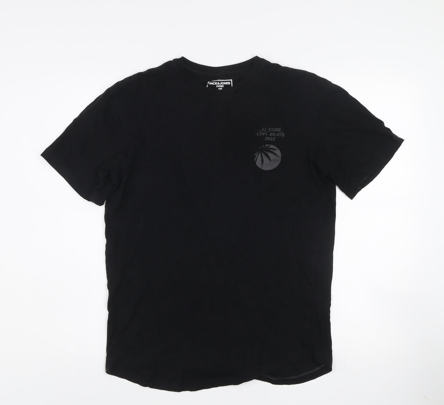 Jack & Jones Core Men's Black XS Graphic Print Cotton T-Shirt