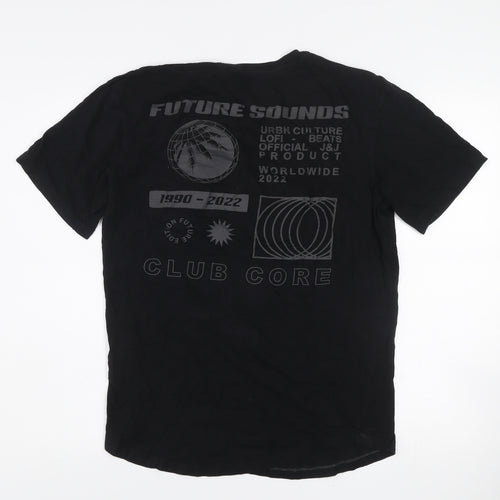 Jack & Jones Core Men's Black XS Graphic Print Cotton T-Shirt