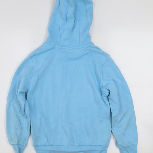 Nike Boys Blue Pullover Hoodie M Cotton Blend Casual Sweatshirt