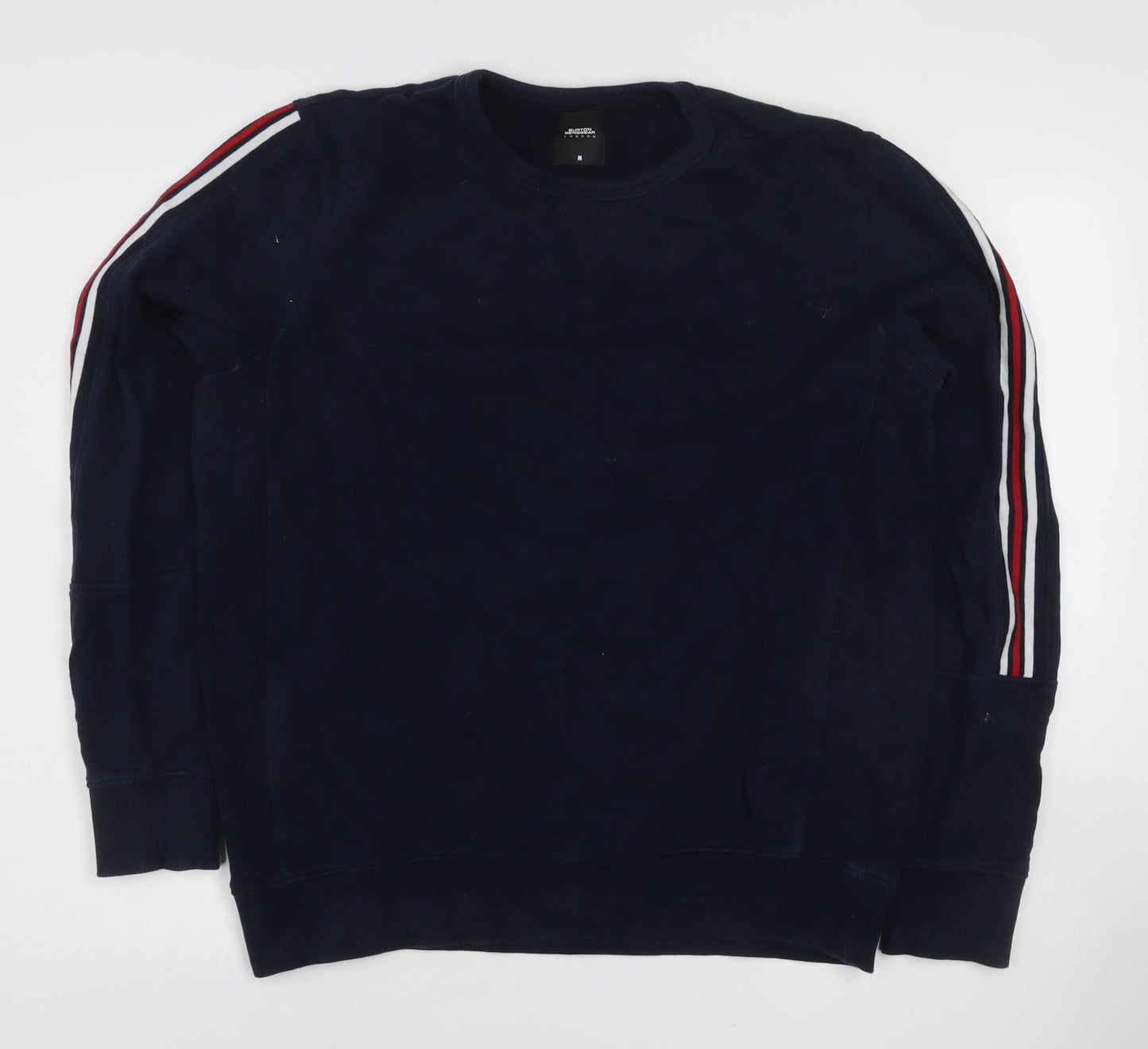 Burton Menswear London Men's Blue M Pullover Crew Neck Sweatshirt