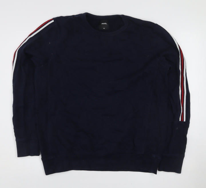 Burton Menswear London Men's Blue M Pullover Crew Neck Sweatshirt
