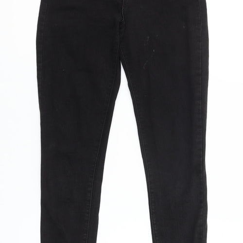 Denim Co. Womens Black Skinny High Rise Stretch Jeans Size 10