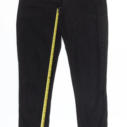 Denim Co. Womens Black Skinny High Rise Stretch Jeans Size 10