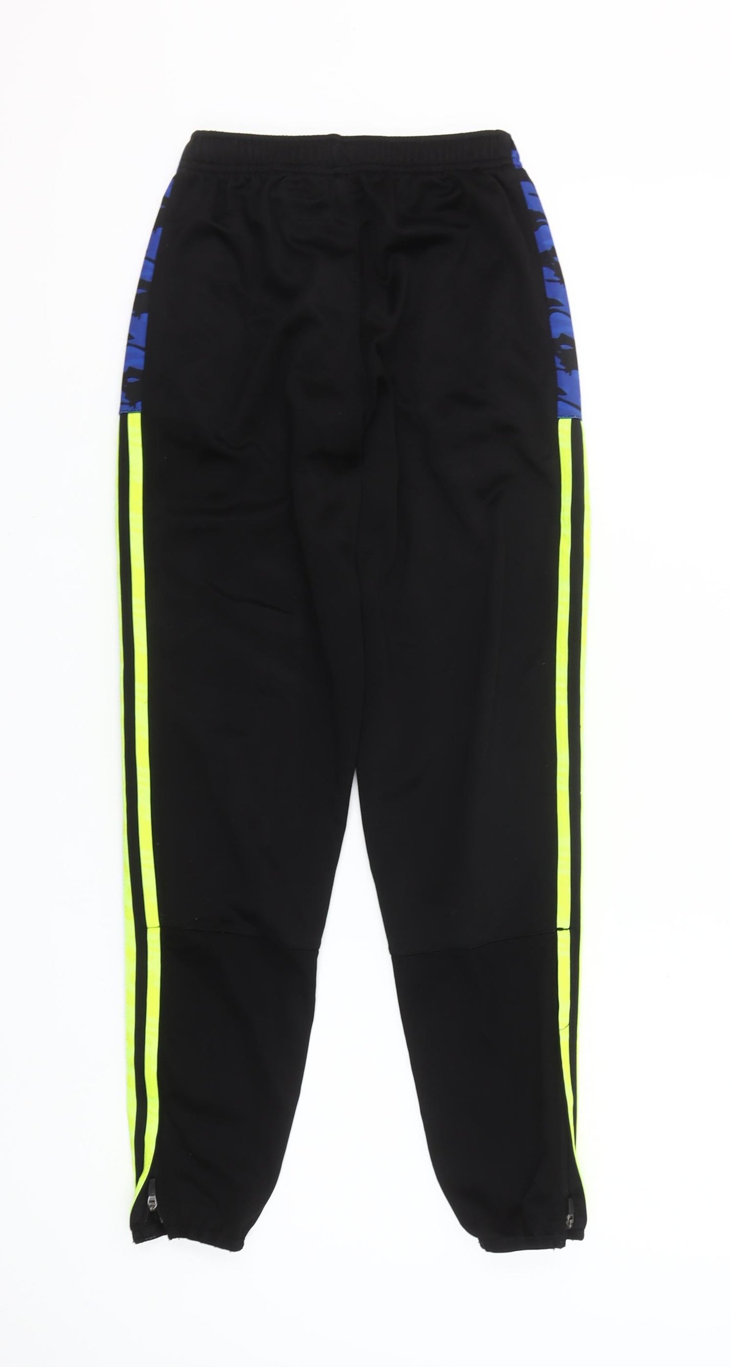O’Neills Boys Black Jogger Trousers 10-11 Years Polyester Active Side Stripe