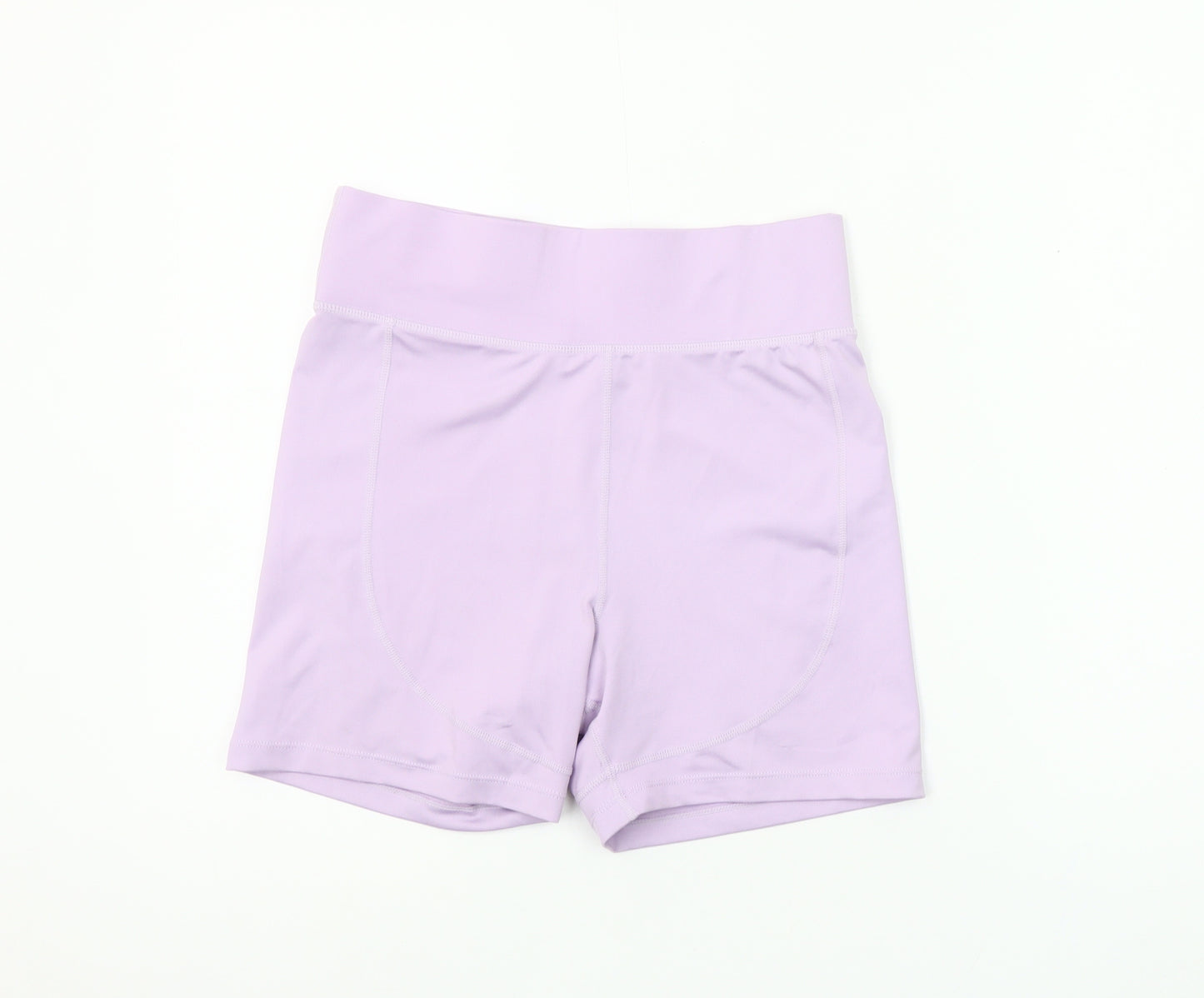 Pink Soda Sport Women's Purple Biker Shorts UK 10 Polyester Stretch