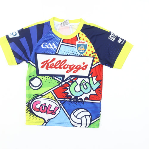 Masita Boys Multicoloured Sports Graphic T-Shirt 4-5 Years Short Sleeve