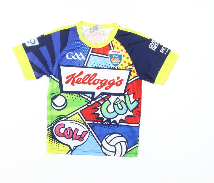 Masita Boys Multicoloured Sports Graphic T-Shirt 4-5 Years Short Sleeve