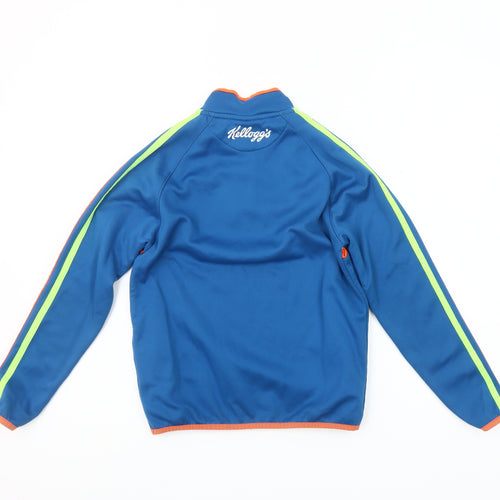 Masita Boys Blue 8 Years 1/4 Zip Sports Sweatshirt Top
