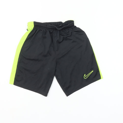 Nike Boys Black Dri-FIT Athletic Shorts 12 Years