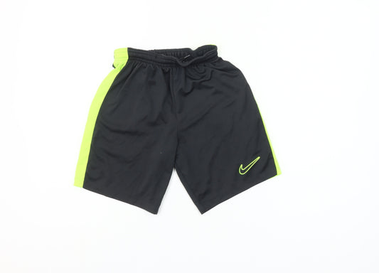 Nike Boys Black Dri-FIT Athletic Shorts 12 Years