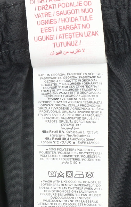 Nike Boys Black Dri-FIT Athletic Shorts 12 Years