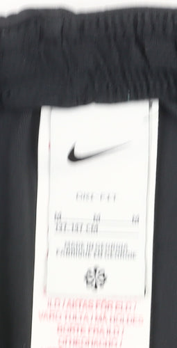 Nike Boys Black Dri-FIT Athletic Shorts 12 Years