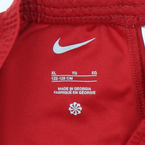 Nike Boys Red Liverpool FC XL Athletic Football Shorts