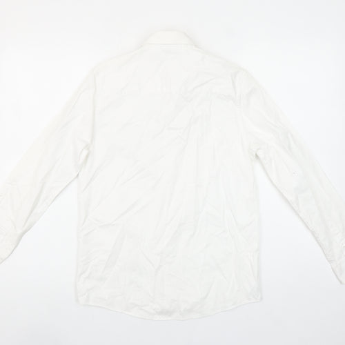 Next Boys White 12 Years Long Sleeve Cotton Button-Up Shirt