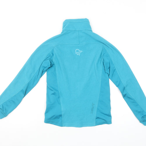 Norrøna Girls Blue Falketind Warm1 Fleece Jacket - Size 9 Years
