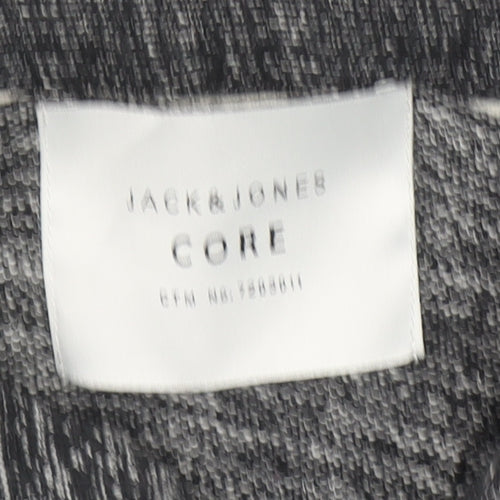 Jack & Jones CORE Men’s Grey Short Sleeve Polo Shirt Size L