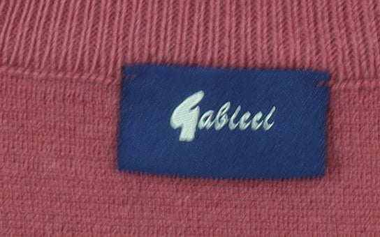 Gabeel Men's Brown Wool Blend V-Neck XL Pullover Jumper