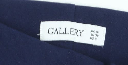 Gallery Women’s Blue Slim Tapered Trousers Size 10