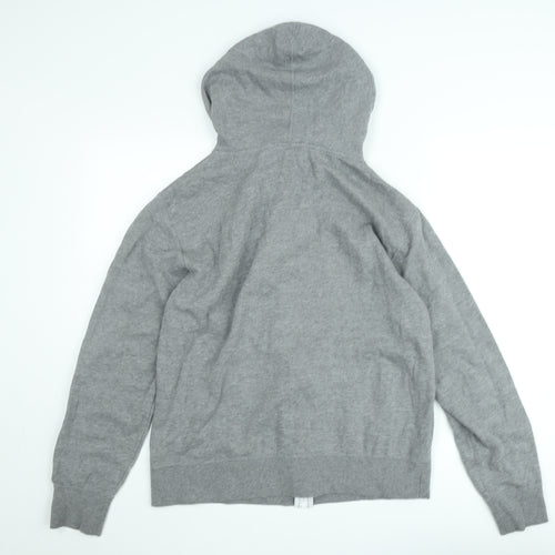Hard Rock Cafe Women Grey M Basic Zip Hoodie Jacket