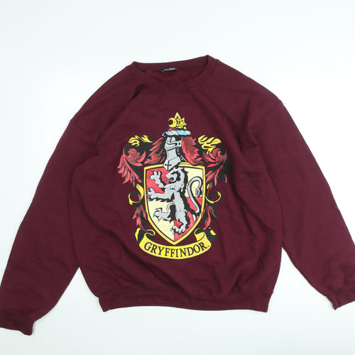 Harry Potter Gryffindor Burgundy Sweatshirt Women’s L Crew Neck