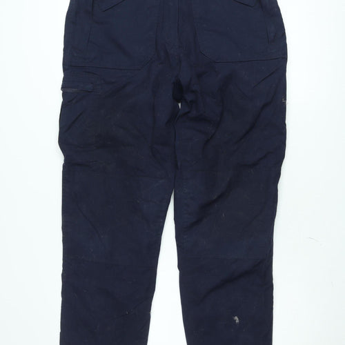 Regatta Men's Blue Cargo Trousers L 31in Inside Leg Lightweight Workwear