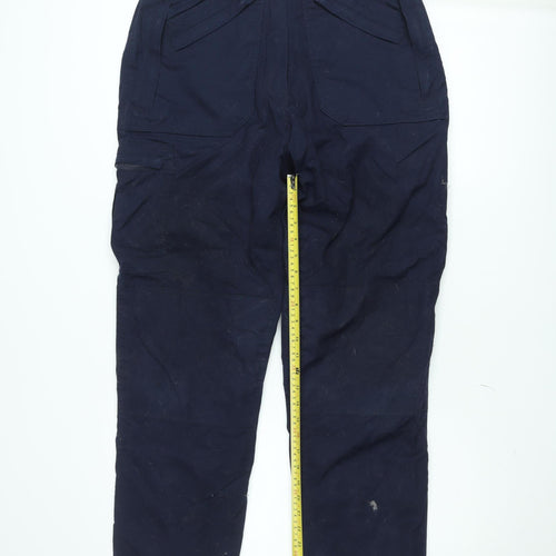 Regatta Men's Blue Cargo Trousers L 31in Inside Leg Lightweight Workwear
