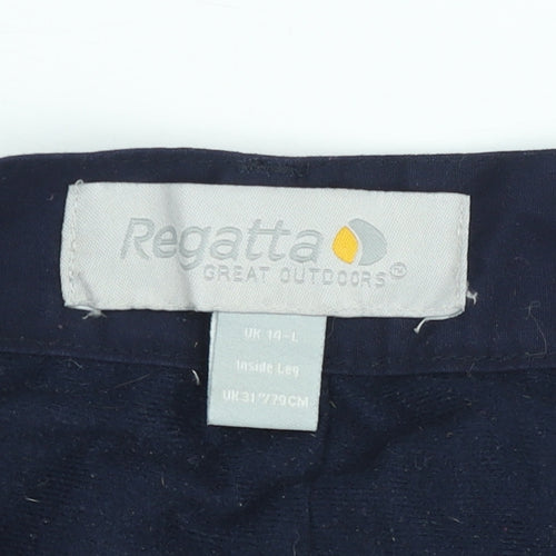 Regatta Men's Blue Cargo Trousers L 31in Inside Leg Lightweight Workwear