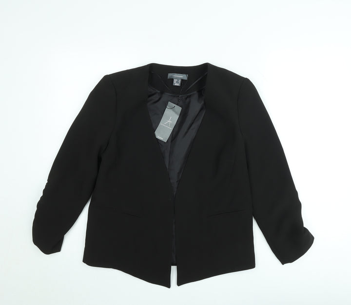 Atmosphere Women Black Size 12 Regular Fit Tailored Blazer