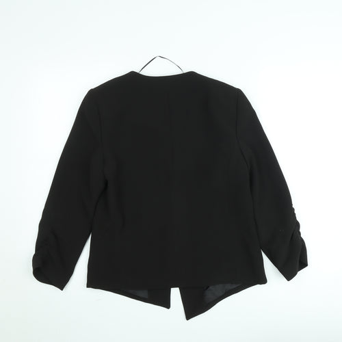 Atmosphere Women Black Size 12 Regular Fit Tailored Blazer