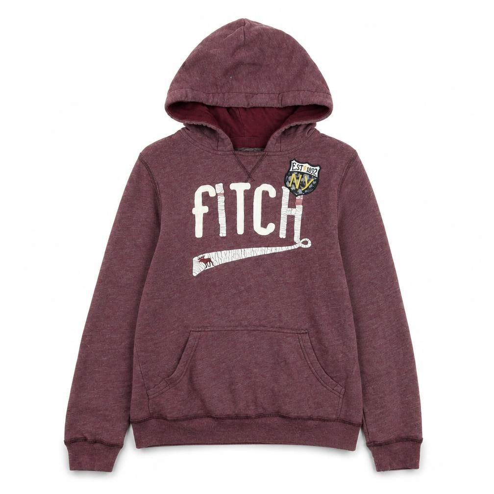 Abercrombie Kids Burgundy Pullover Hoodie 15/16 Teens Casual