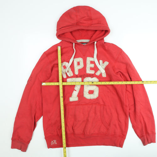 Apex & Woods Red Hoodie Large Womens Pullover Cotton Blend Casual