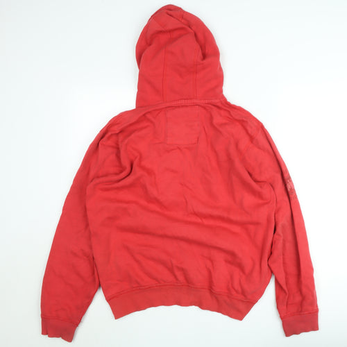 Apex & Woods Red Hoodie Large Womens Pullover Cotton Blend Casual