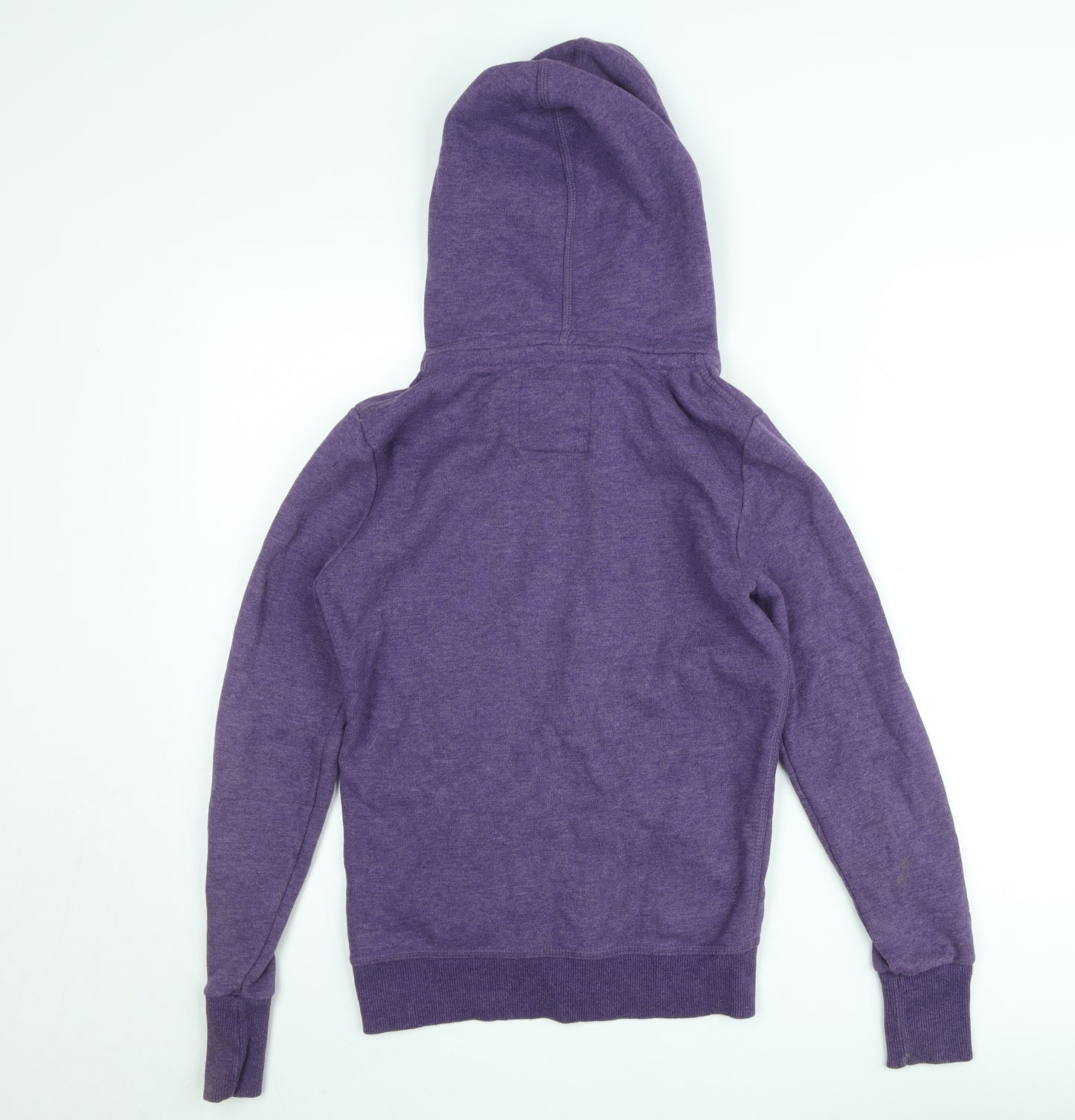 Superdry Women Purple Small Hooded Full Zip Jacket