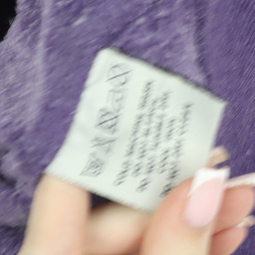Superdry Women Purple Small Hooded Full Zip Jacket