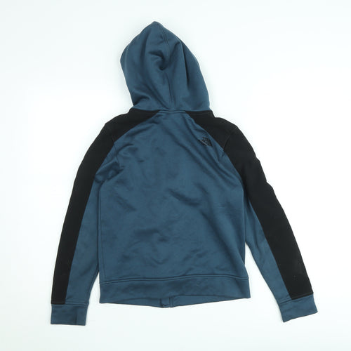 The North Face Boys Blue Hooded Full Zip Jacket Size 14-15 Years