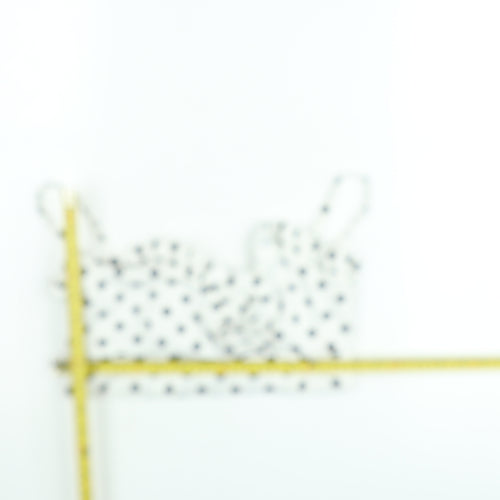 Boohoo Womens White Polka Dot Ruffle Satin Camisole Top UK 12