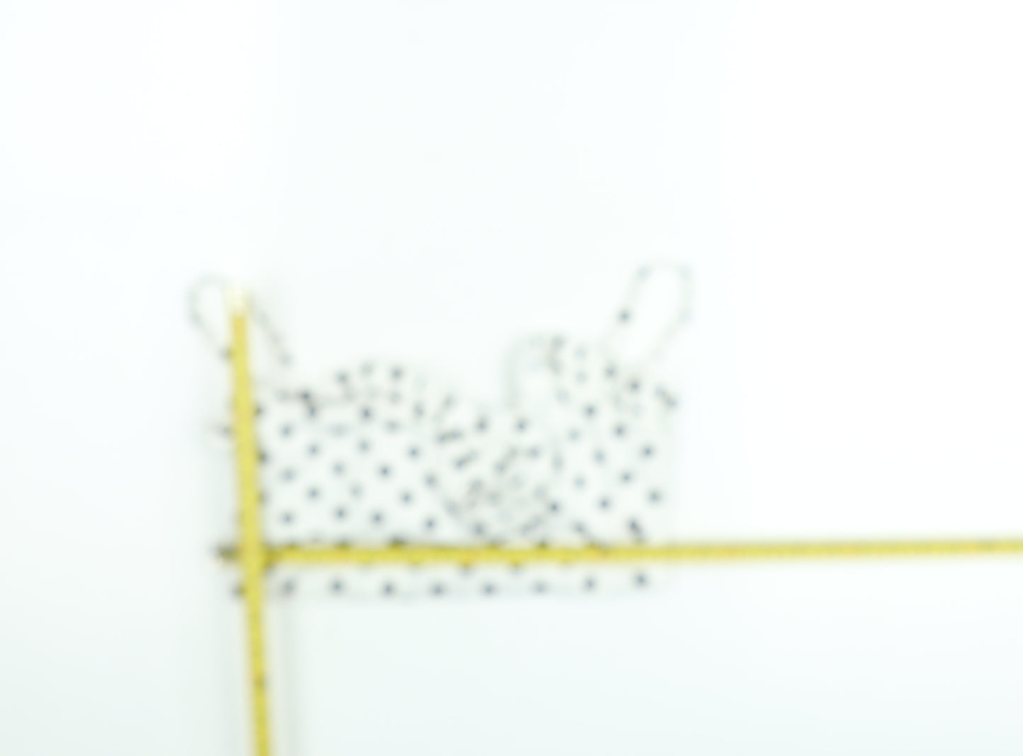 Boohoo Womens White Polka Dot Ruffle Satin Camisole Top UK 12