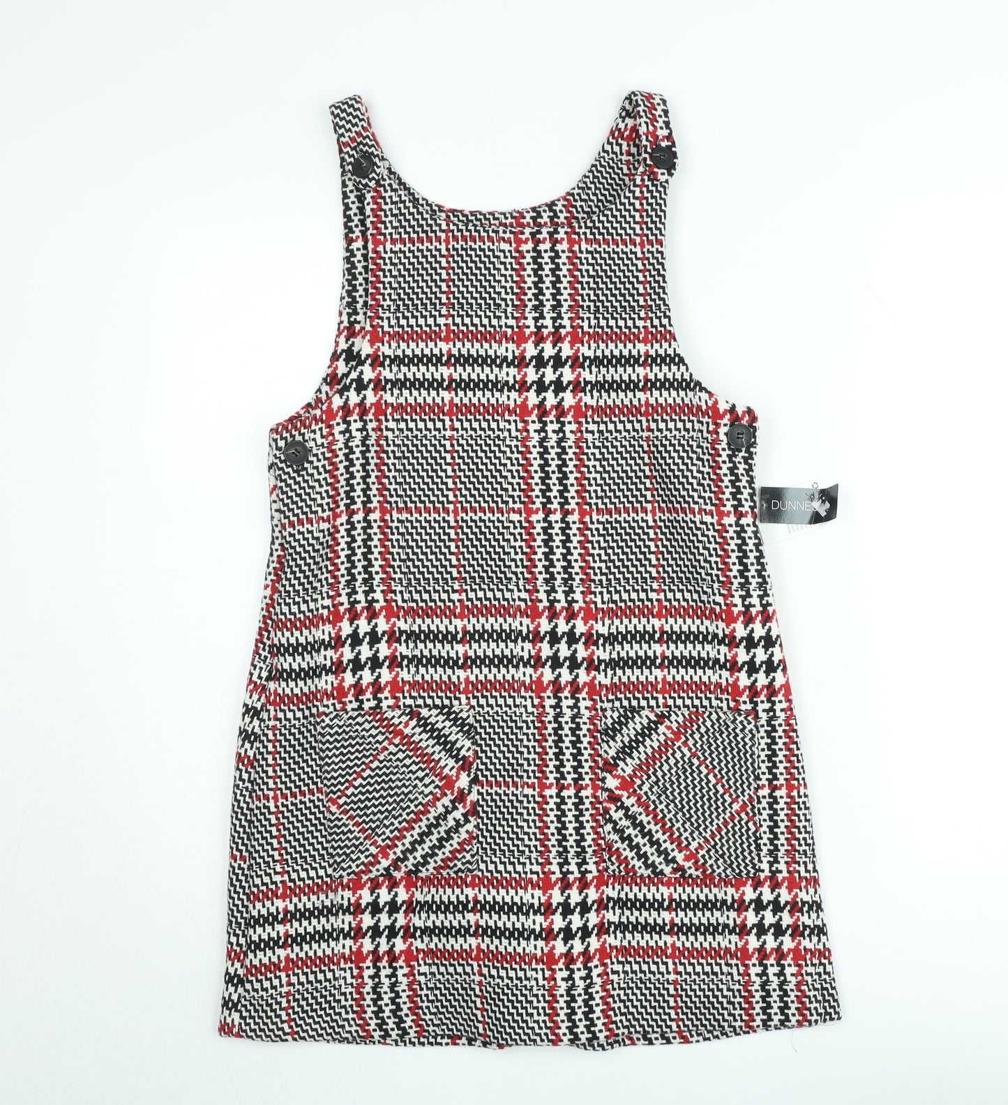 Dunnes Stores Teens Multicoloured Check Pinafore Dress 2-3 Years