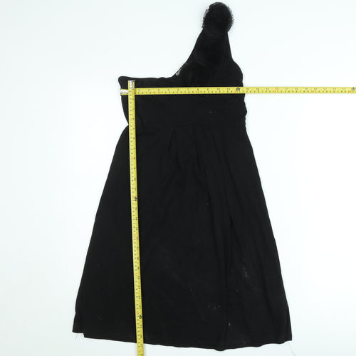 b.p.c. Bonprix Women’s Black One Shoulder A-Line Dress Size 8