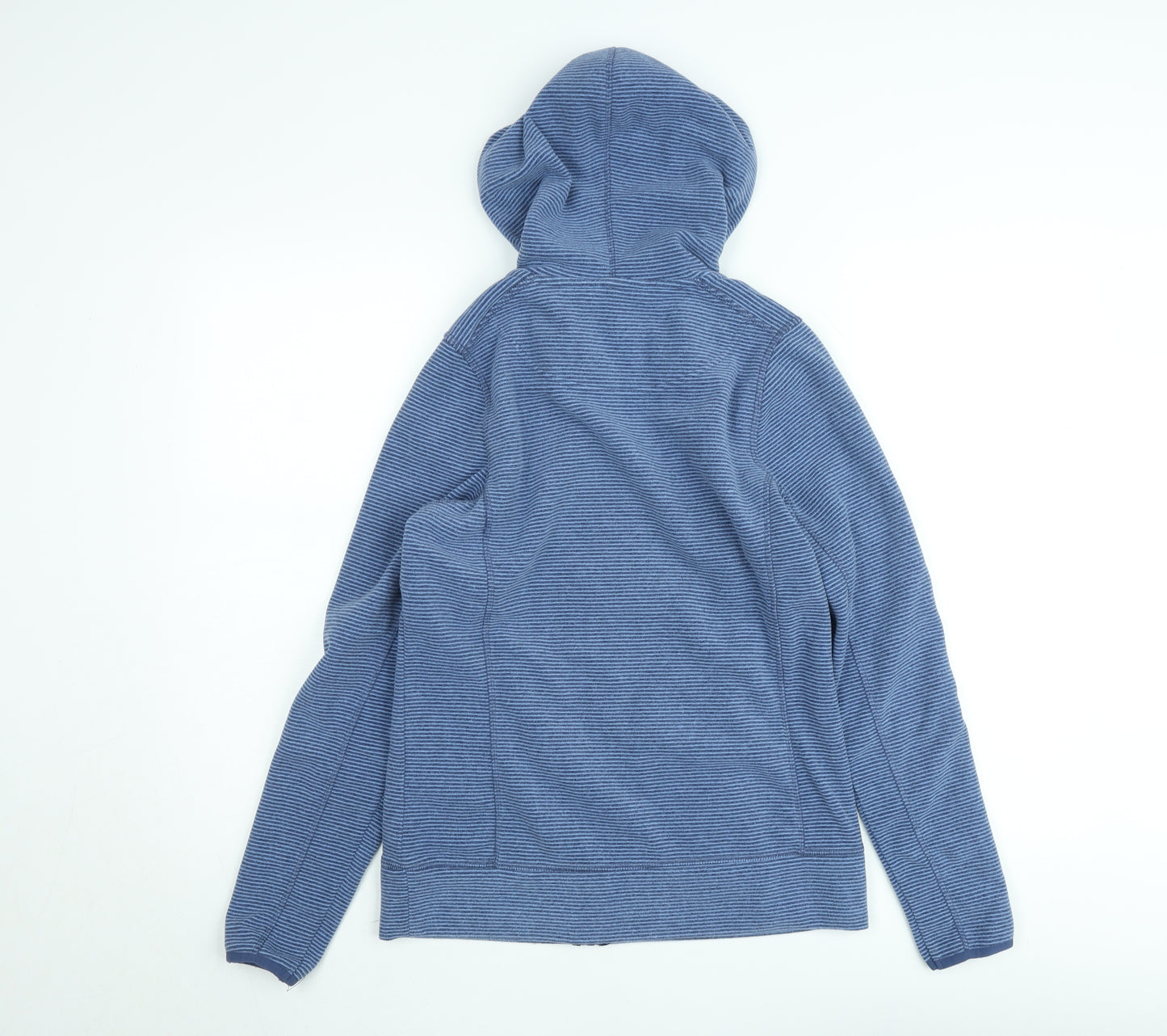 Peter Storm Men's Blue Hooded Full Zip Fleece Jacket Size S