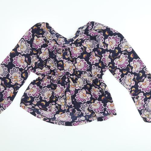 Next Women’s Multicoloured Floral Tunic Blouse Size 12