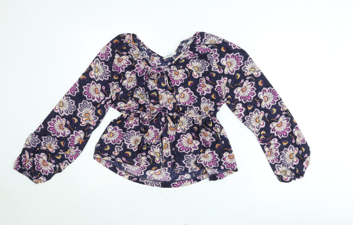 Next Women’s Multicoloured Floral Tunic Blouse Size 12