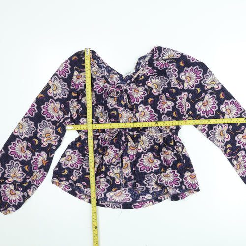 Next Women’s Multicoloured Floral Tunic Blouse Size 12
